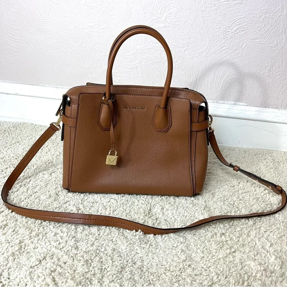 Michael Kors Belted MD Satchel - Picture 1 of 16